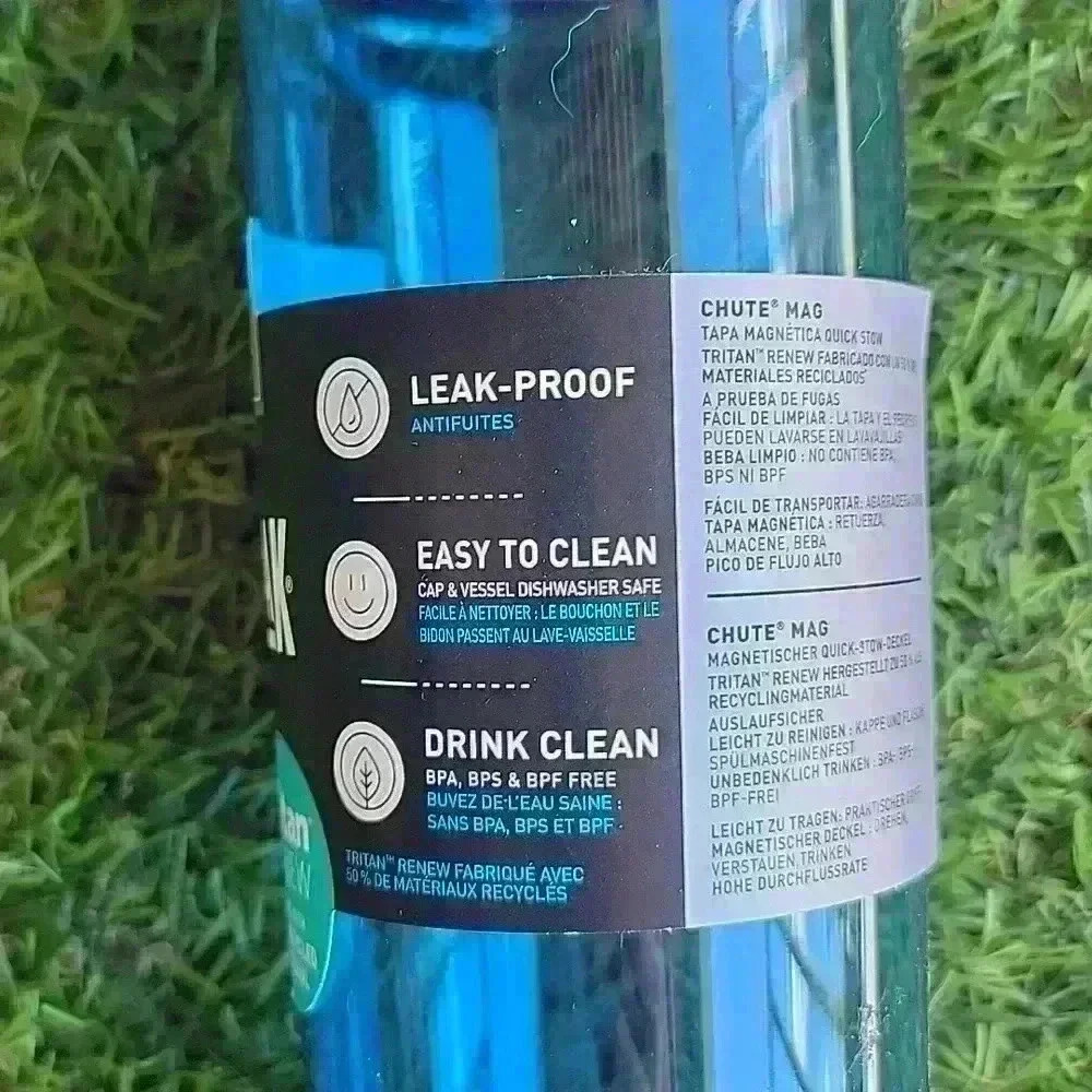 Camelback Chute Mag Tritan Renew Water Bottle Blue 20oz - Picture 4 of 6